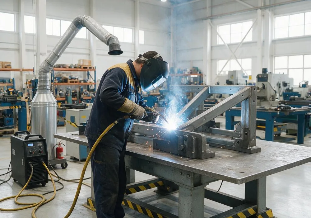 Apoyo representativo de servicios de soldadura para revisión de fabricación